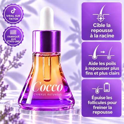 Sérum anti-repousse Cocco au Cyperus rotundus