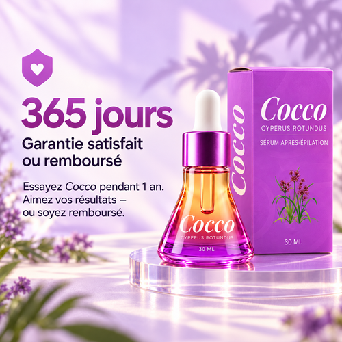 Sérum anti-repousse Cocco au Cyperus rotundus