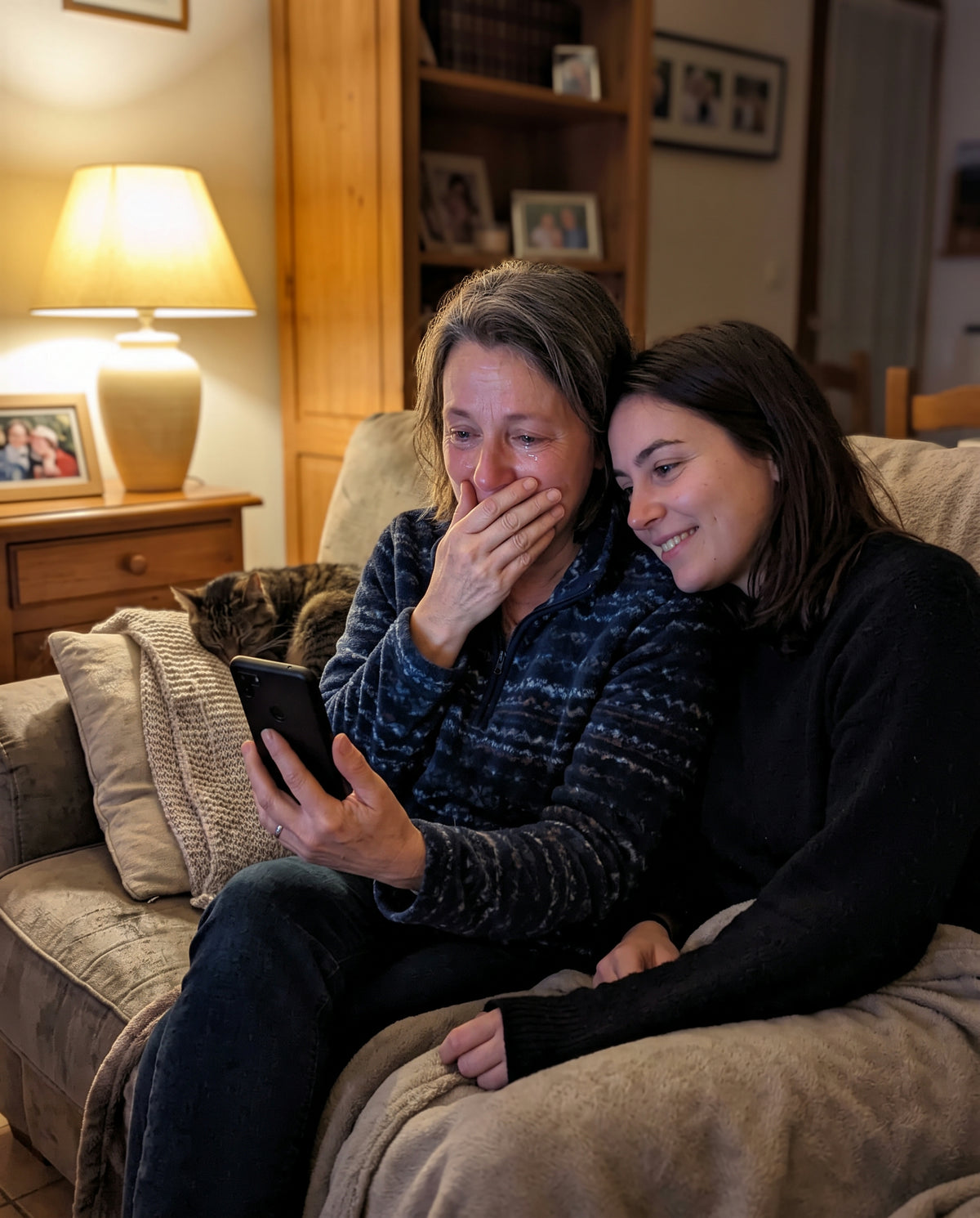 Une mère émue découvre un film souvenir sur son téléphone